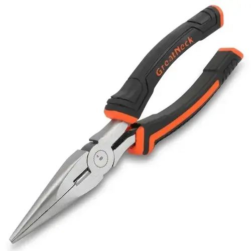 GREAT NECK LONG NOSE PLIERS LN8C 8"