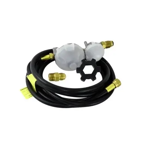 Wall Heater Remote Propane Tank Hook Up Kit, Vent-Free, 2 Stage Regulator Black Wall Heater Remote Propane Tank Hook Up Kit, Vent-Free, 2 Stage Regulator Black