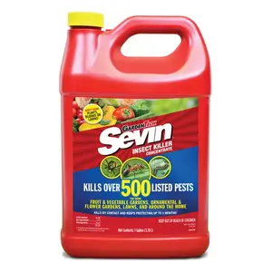 Sevin 100547214 Insect Killer, Liquid, Spray Application, 1 gal Off-White/White