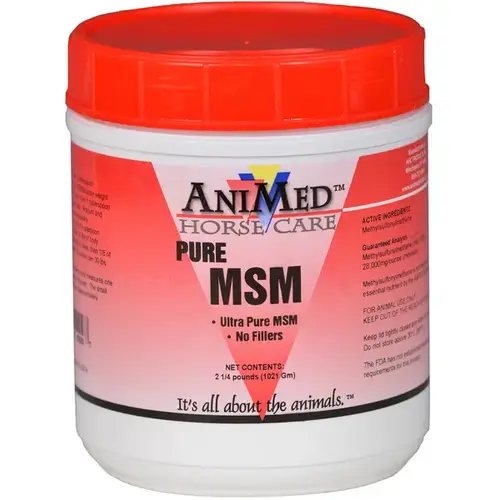 MSM Pure Powder Dietary Supplement for Horses 2.25-lbs