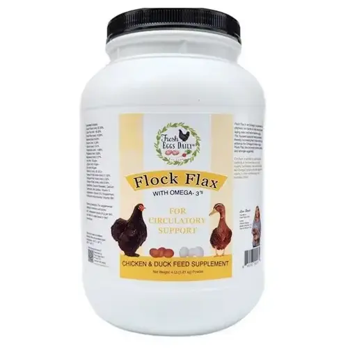 Flock Flax with Omega 3 - 4 lbs. Flock Flax with Omega 3 - 4 lbs.