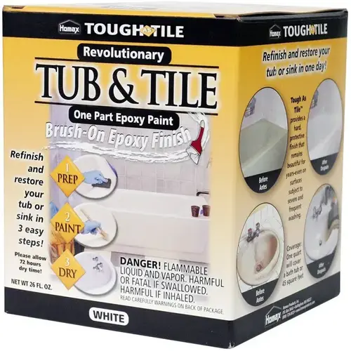 Tough as Tile 26 Oz. White Tub, Sink, and Tile Finish