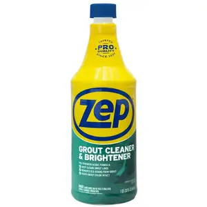 Zep, Inc. ZU104632 Grout Cleaner and Whitener, 1 qt, Liquid, Characteristic, Light Yellow