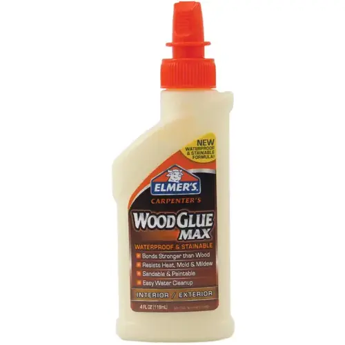 Carpenter's Wood Glue Max Waterproof 8-oz Beige