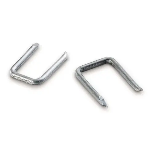 Cable Staple, 1/2 in W Crown, 1-1/4 in L Leg, Metal, Graphite - pack of 100