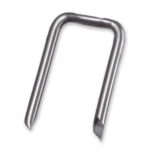 Cable Staple, 9/16 in W Crown, 1-1/4 in L Leg, Metal, Graphite - pack of 100