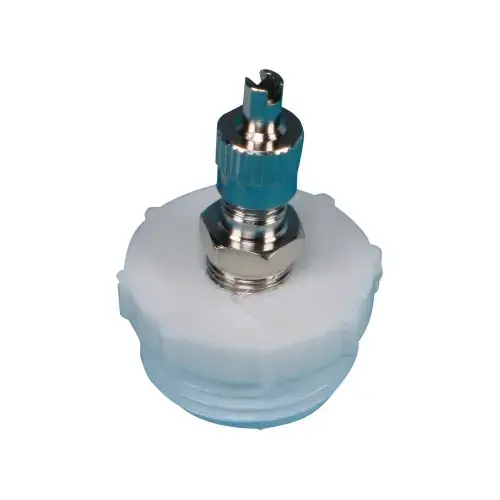 Blow Out Plug, 50 psi Pressure, Plastic Black/White