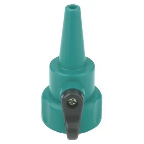 Hose Nozzle - Polymer with Water Jet Spray Green