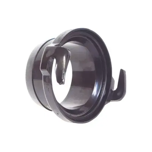 Hose Adapter with Bayonet Hook, 3 in ID, ABS, Black Hose Adapter with Bayonet Hook, 3 in ID, ABS, Black