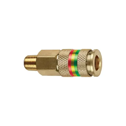 Tru-Flate Brass Universal Coupler 1/4-in. Male 1-pc. Tru-Flate Brass Universal Coupler 1/4-in. Male 1-pc.