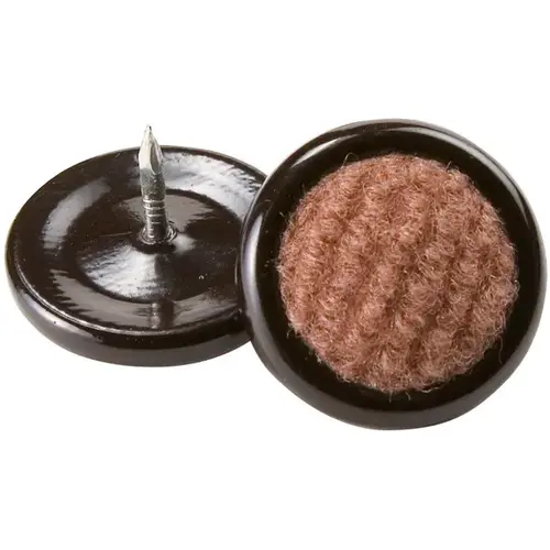 1" Nail-On Glides w/ Carpet Base pack of 4 Gray 1" Nail-On Glides w/ Carpet Base pack of 4 Gray