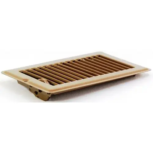 Metal Mobile Home Floor Register, Brown, 5-3/8 x 9-3/8 In. Metal Mobile Home Floor Register, Brown, 5-3/8 x 9-3/8 In.
