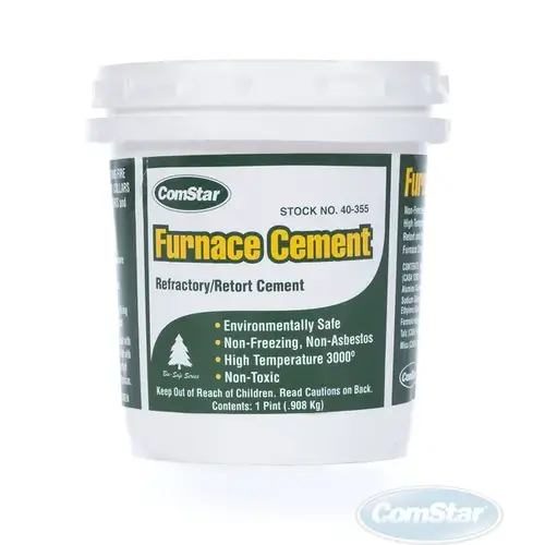 1/2 Pint Non-Asbestos Furnace Cement 1/2 Pint Non-Asbestos Furnace Cement