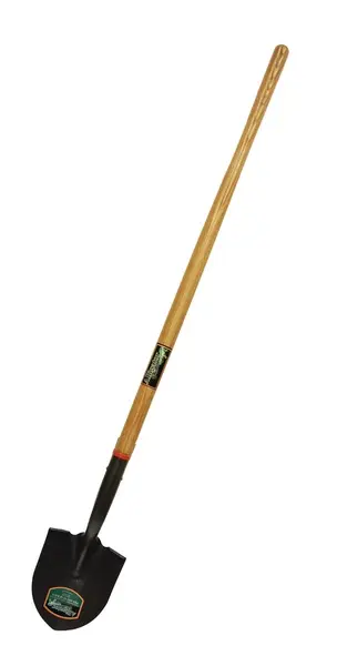 Alligator Brand Shovel Premium Series 16-Gauge Round Point with Wood Handle 59.5 13210751 Alligator Brand Shovel Premium Series 16-Gauge Round Point with Wood Handle 59.5 13210751