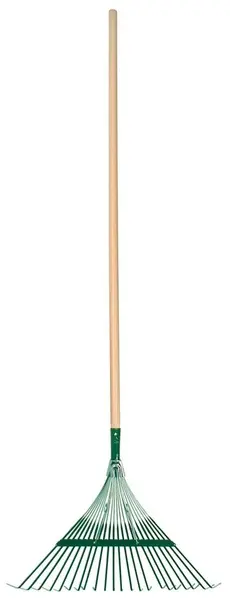 Alligator Brand Leaf Rake Premium Series 22-Tine 22 with Wood Handle 63.5 12900998