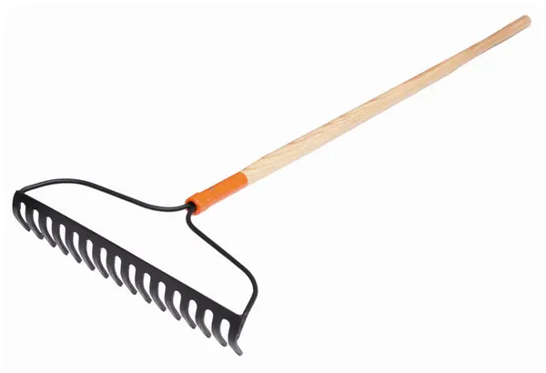 Alligator Brand Bow Rake Contractor Series 16-Tines with Wood Handle 65.5 12910313 Alligator Brand Bow Rake Contractor Series 16-Tines with Wood Handle 65.5 12910313