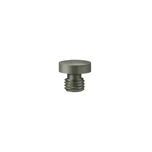 CHB Cabinet Hinge Finial, Button Tip, Solid Brass Antique Nickel CHB Cabinet Hinge Finial, Button Tip, Solid Brass Antique Nickel