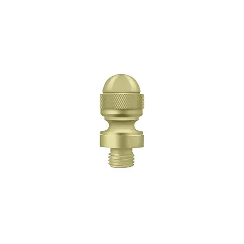 Acorn Tip; Unlacquered Bright Brass Finish Acorn Tip; Unlacquered Bright Brass Finish