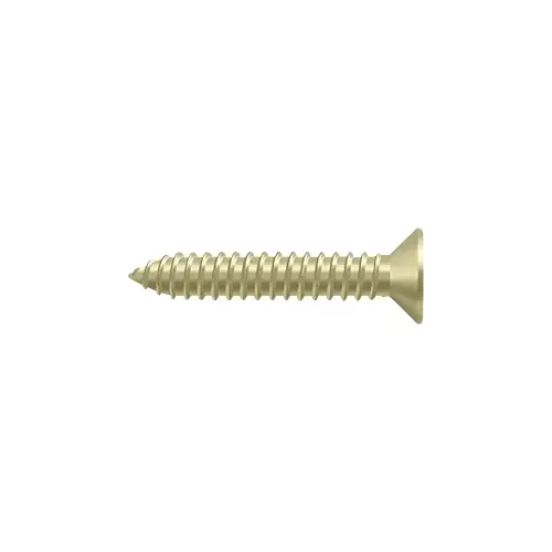 Wood Screw, SB, #14 x 1-1/4" in Unlacquered Brass Wood Screw, SB, #14 x 1-1/4" in Unlacquered Brass