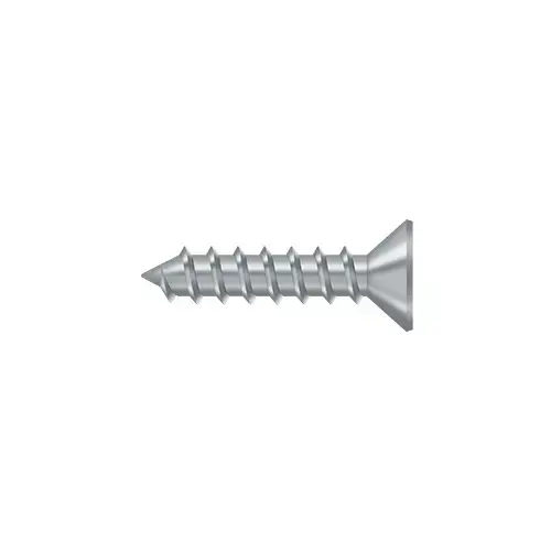 Wood Screw, Steel, #12 x 1" in Brushed Chrome Wood Screw, Steel, #12 x 1" in Brushed Chrome