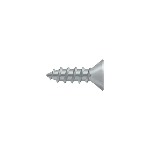 Bag of 1000 Wood Screws; Steel; # 12 x 3/4" Satin Chrome Finish Bag of 1000 Wood Screws; Steel; # 12 x 3/4" Satin Chrome Finish