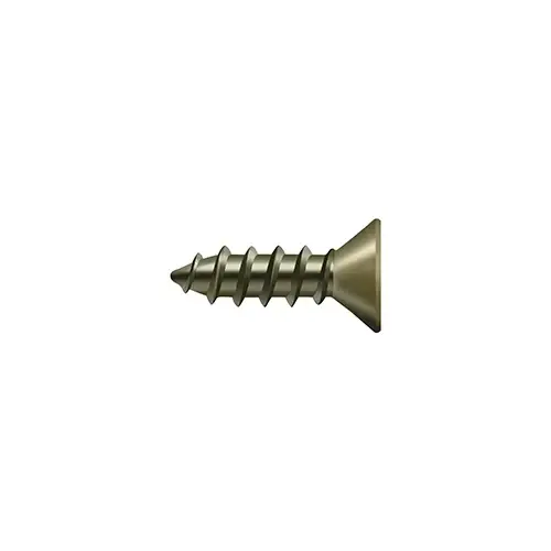 Wood Screw, Steel, #12 x 3/4" in Antique Brass Wood Screw, Steel, #12 x 3/4" in Antique Brass