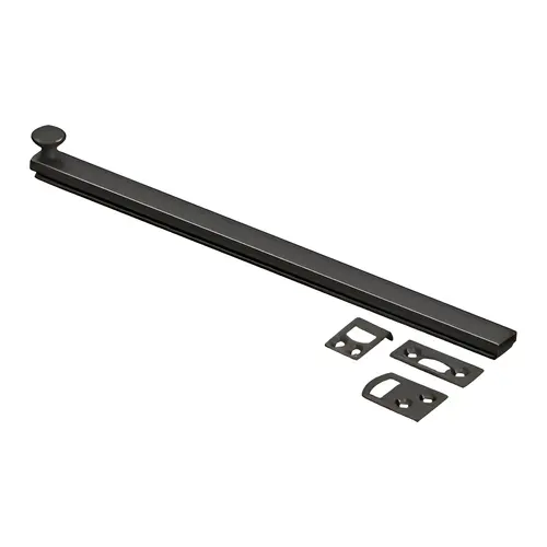 12" Surface Bolt, Concealed Screw, HD in Oil-rubbed Bronze 12" Surface Bolt, Concealed Screw, HD in Oil-rubbed Bronze