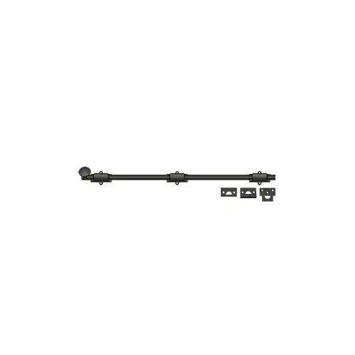 24" Surface Bolt; Heavy Duty; Oil Rubbed Bronze Finish 24" Surface Bolt; Heavy Duty; Oil Rubbed Bronze Finish