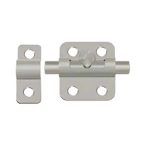2" Barrel Bolt; Satin Nickel Finish 2" Barrel Bolt; Satin Nickel Finish