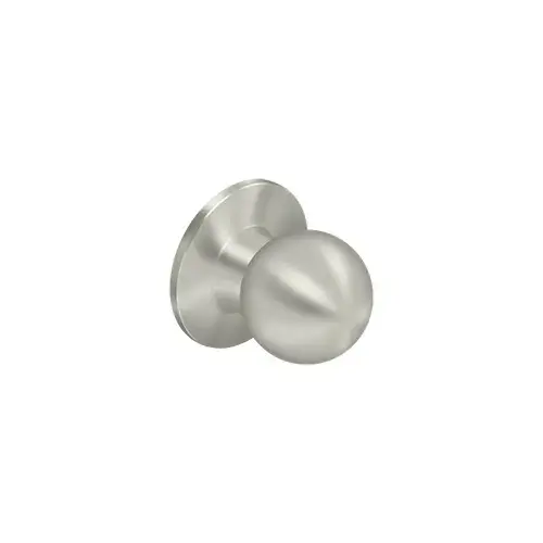 Round Knob Dummy Satin Nickel Round Knob Dummy Satin Nickel