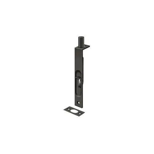 6" Flush Bolt; Heavy Duty; Square; Oil Rubbed Bronze Finish 6" Flush Bolt; Heavy Duty; Square; Oil Rubbed Bronze Finish