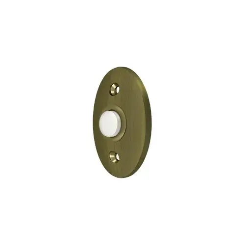 Bell Button; Standard; Antique Brass Finish