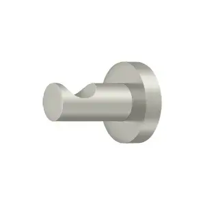 Deltana BBN2009-15 Nobe Series Wall Mount Robe Hook Single Satin Nickel