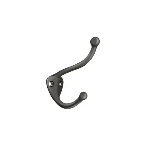 Coat and Hat Hook, Oil Rubbed Bronze Finish Coat and Hat Hook, Oil Rubbed Bronze Finish