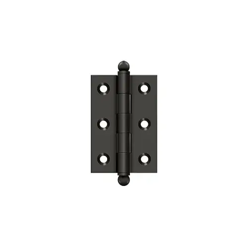 2-1/2" x 1-11/16" Hinge, w/ Ball Tips in Oil-rubbed Bronze Pair