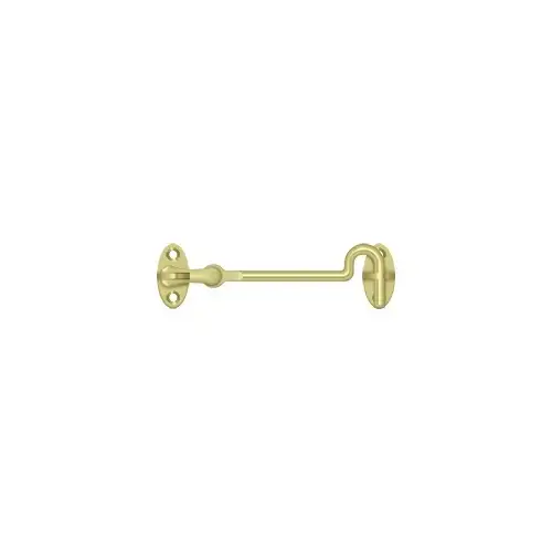 Cabin Swivel Hooks; 4"; Bright Brass Finish
