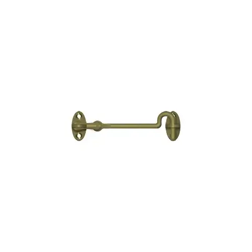 Cabin Swivel Hooks; 4"; Antique Brass Finish
