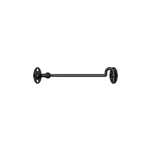 Cabin Swivel Hooks, 6" in Paint Black