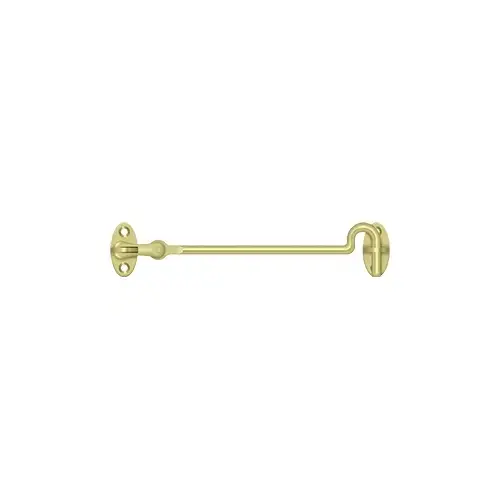 Cabin Swivel Hooks, 6" in Polished Brass