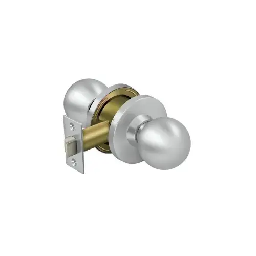 Comm; Passage Standard Grade 2; Round; Satin Stainless Steel Finish