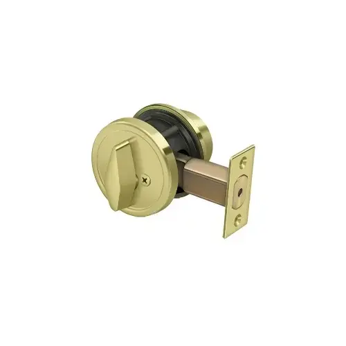 Single Deadbolt GR2 w/ 2-3/4" Backset in Polished Brass