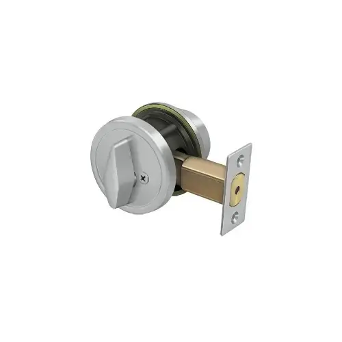 Single Deadbolt GR2 w/ 2-3/4" Backset in Brushed Stainless