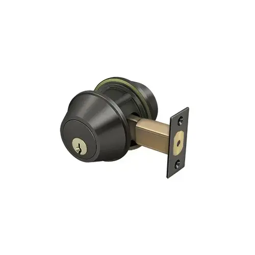 Double Deadbolt GR2 w/ 2-3/4" Backset in Oil-rubbed Bronze Double Deadbolt GR2 w/ 2-3/4" Backset in Oil-rubbed Bronze