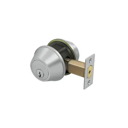 Double Deadbolt GR2 w/ 2-3/4" Backset in Brushed Stainless