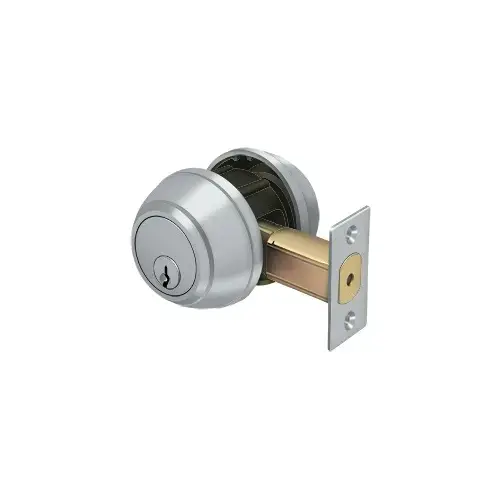 Double Deadbolt Grade 1; Satin Chrome Finish
