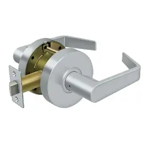 Deltana CL501EVC-26D Commercial Passage Standard Grade 2 Clarendon Lever Lockset Brushed Chrome Finish