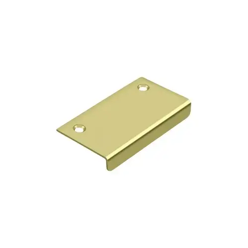 Drawer, Cabinet, Mirror Pull, 3" x 1-1/2" in Polished Brass