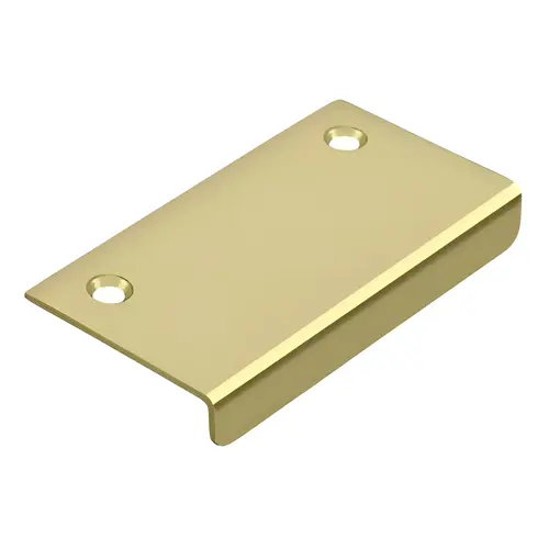 Drawer, Cabinet, Mirror Pull, Solid Brass Material, 3" Length, 1-1/2" Width, 2-1/4" Center To Center, Polished Brass Finish Drawer, Cabinet, Mirror Pull, Solid Brass Material, 3" Length, 1-1/2" Width, 2-1/4" Center To Center, Polished Brass Finish