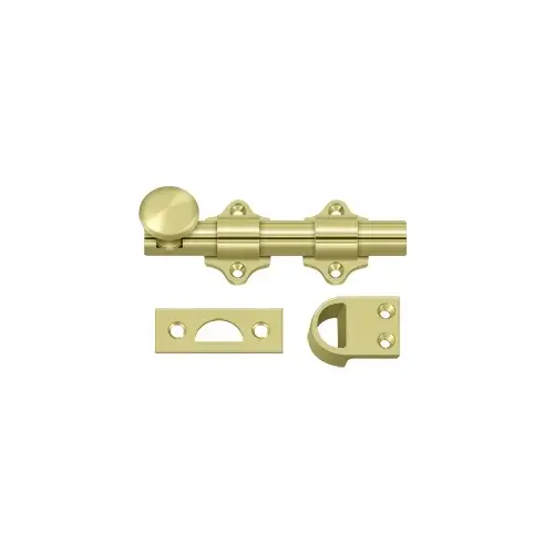 4" Dutch Door Bolt; Heavy Duty; Bright Brass Finish 4" Dutch Door Bolt; Heavy Duty; Bright Brass Finish