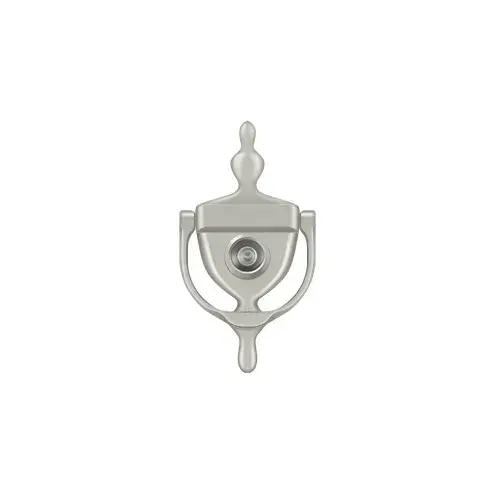 Door Knocker-Viewer; Satin Nickel Finish Door Knocker-Viewer; Satin Nickel Finish